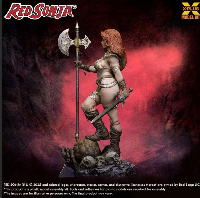 X-PLUS 1/8 Red Sonja Including diorama base 411-200481CP - PRE ORDER - EXPECTED BETWEEN January to March 2026