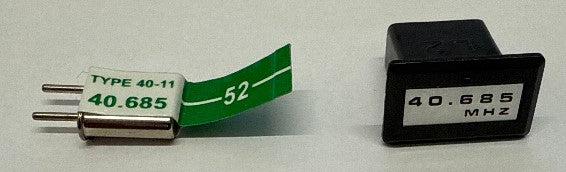 Futaba 40mhz AM Ch 52 (40.685)AM Rx/Tx crystals