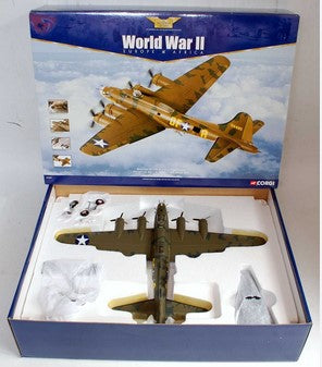 Corgi 1/72 World War II Die-Cast Boeing B-17F - Memphis Belle AA33301 - PLEASE NOTE MISSING ONE WHEEL