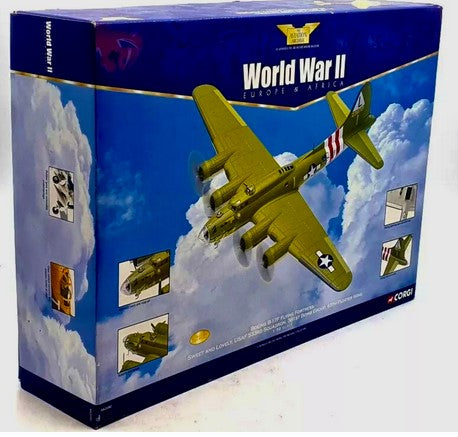 Corgi 1/72 World War II Die-Cast Boeing B-17F - Memphis Belle AA33301 - PLEASE NOTE MISSING ONE WHEEL