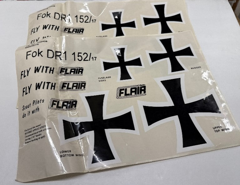 Flair Scout Series Baronette Decal Sheet