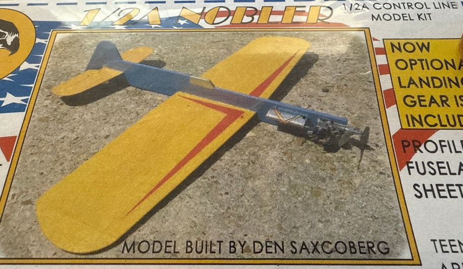 Nobler 1/2A Control Line Kit by Black Hawk Models