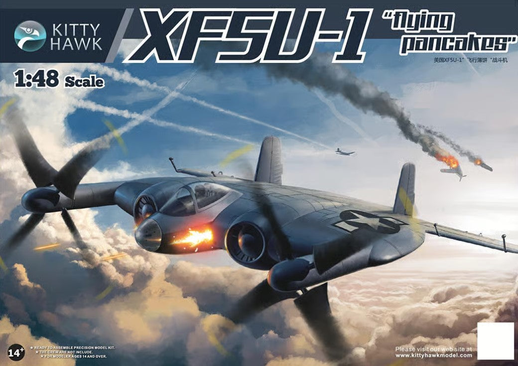 Kitty Hawk 1/48 XF5U-1 Flying Pancake Model Kit KH80135