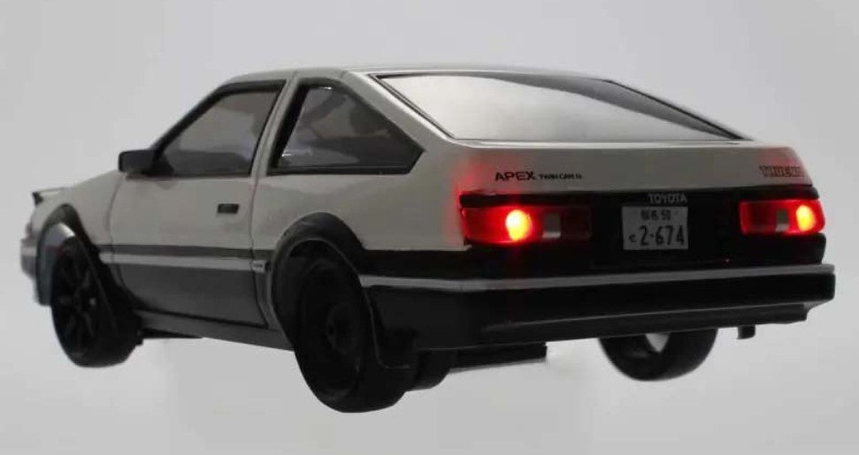 Kyosho First Mini-Z 1:28 Initial-D Toyota Sprinter Trueno AE86 WH/BK - Ready to Go