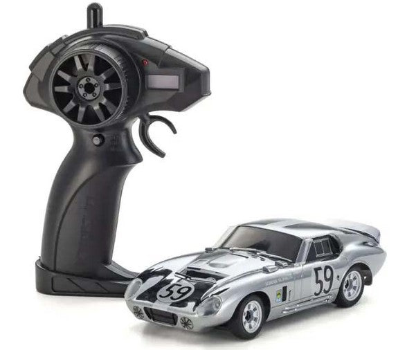 Kyosho First Mini-Z 1:28 Shelby Cobra Daytona Chrome - Ready to Go