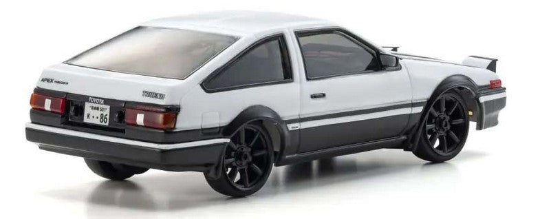 Kyosho First Mini-Z 1:28 Toyota Sprinter Trueno AE86 WH/BK - Ready to Go