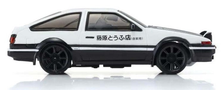 Kyosho First Mini-Z 1:28 Initial-D Sprinter Trueno AE86 WH/BK Carbon - Ready to Go
