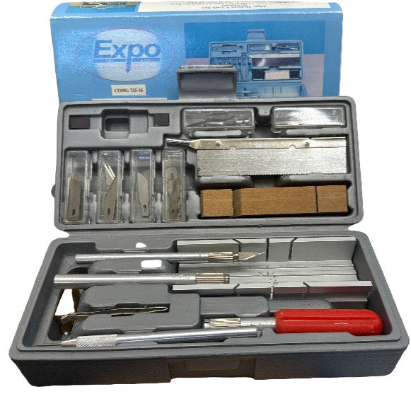 Expo Deluxe Craft Tool Set in case - SECOND HAND