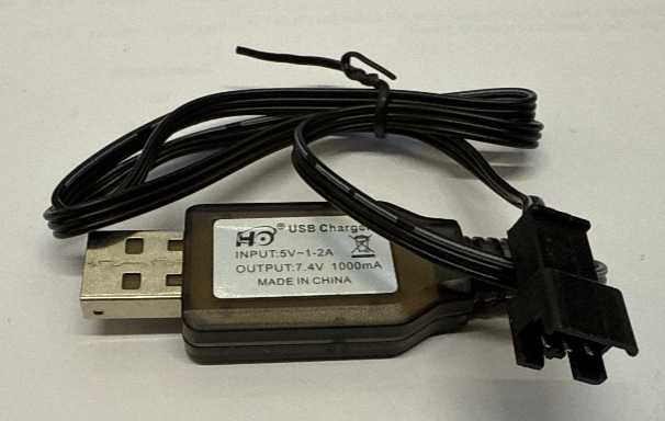 E-ZEE RC WILLYS JEEP USB CHARGING CABLE