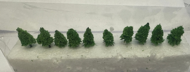 Scenic Pine style Trees - Pack of 10