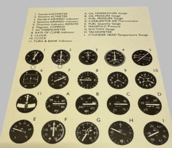 Slec Model Aircraft Instrument Set SL813