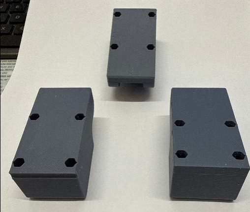 3D Printed Retract Wells - Main & Nose - Grey (Box 31)