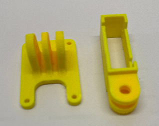Naked Go Pro Camera Mount 3D Printed (Box 47