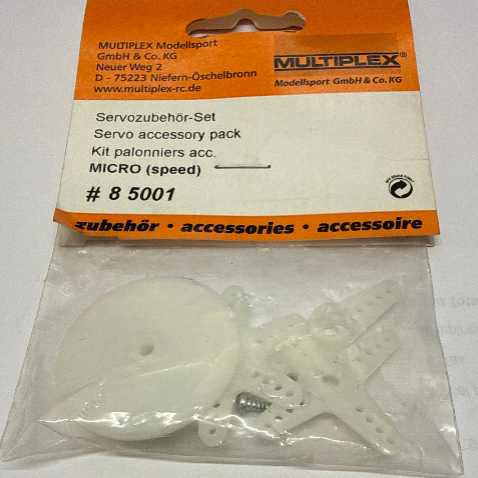 Multiplex Mixed Servo Arms/Disc - 4pk MPX85001 (Box 76)