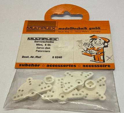 Multiplex Mini Half Servo Disc - Pk5 MPX85245 (Box 76)