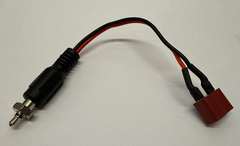 Charger Lead T-Conn female (Deans) to Glow Charger