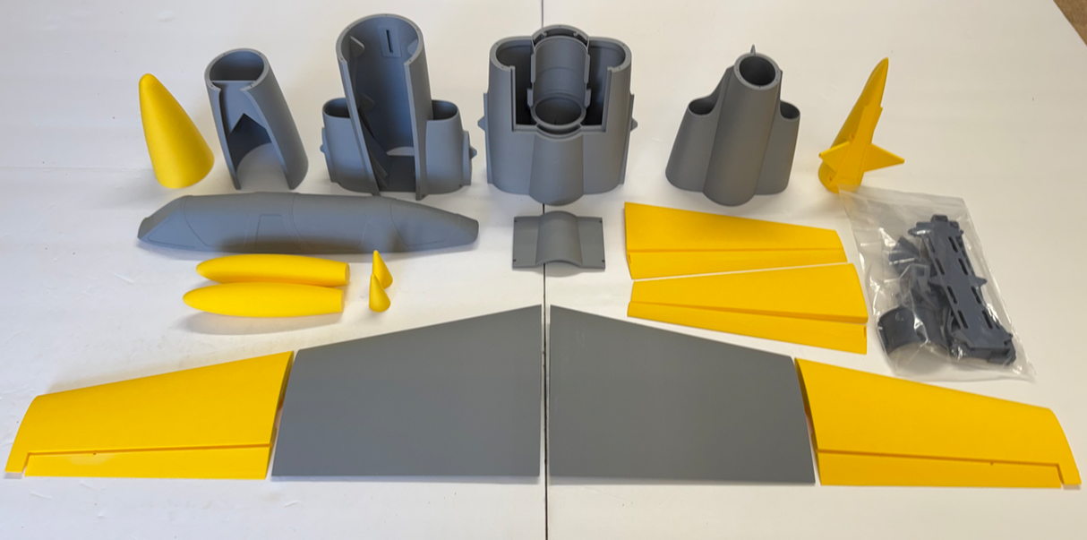 Scale 3D Printed Fouga Magister Kit