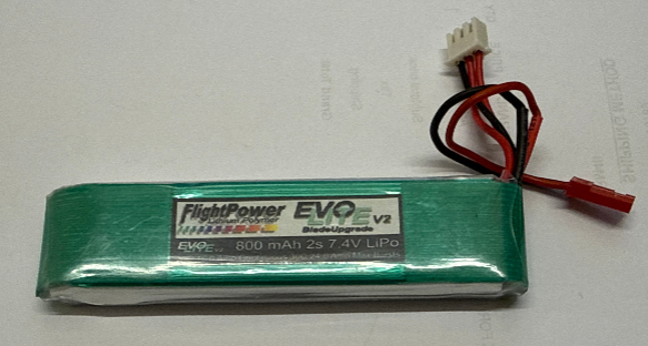 FlightPower 2s 800mAh Evo pack - SECOND HAND