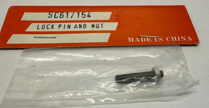 SC61/154 Lock Pin & Nut (Carb Retainer pin) (Box 51)