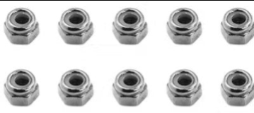 M4 Lock Nuts - pack 10