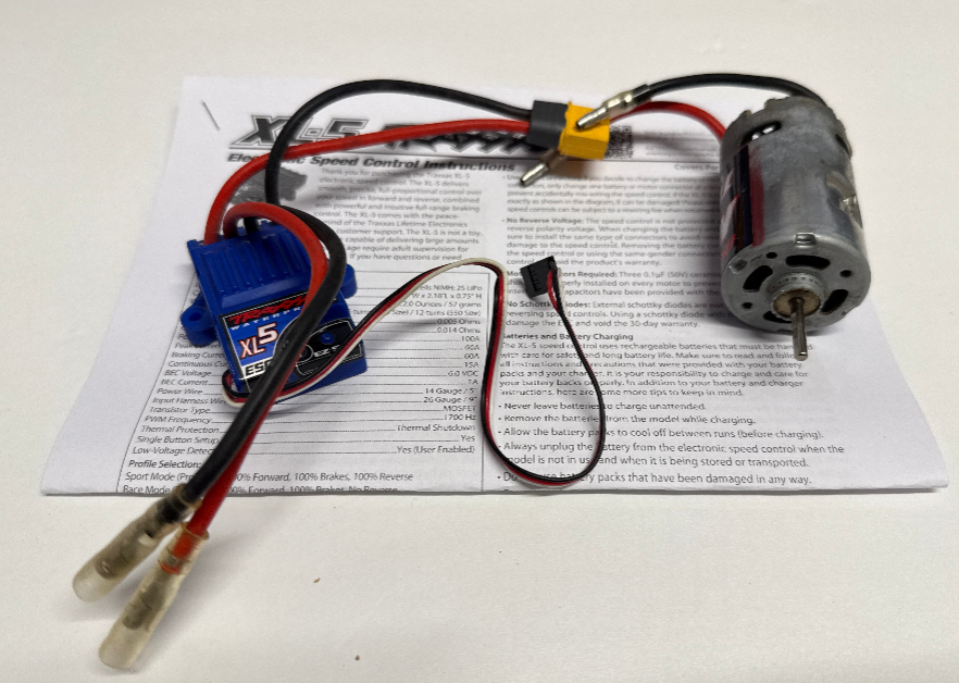 Traxxas 12-Turn 550 Brushed Motor & XL5 ESC unit - Second Hand