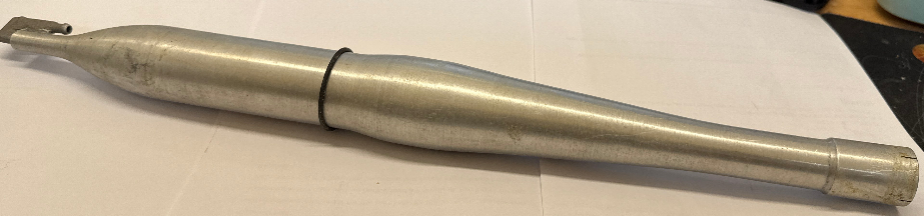 BVM Puffer Tuned Pipe to suit 90 size Fan Engine - SECOND HAND