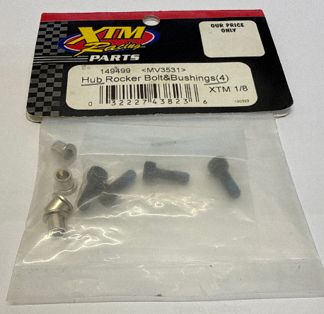 XTM Racing Hub Rocker - Bolt & Bushings (Pack of 4) (Box 7)