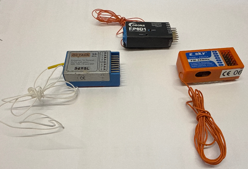 35mhz Receivers - 3 x Single Conversion - ALL SECOND HAND