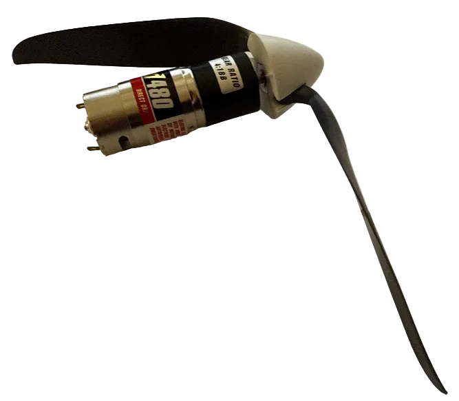 Light Speed 480 Motor with4:188 ratio gear box and folding prop/spinner