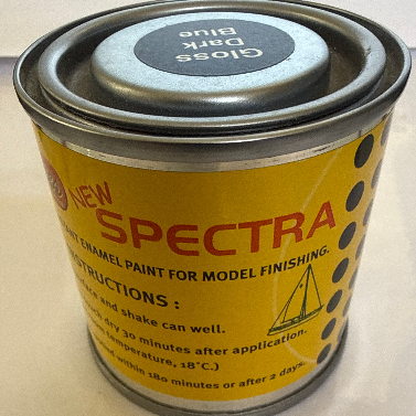 Spectra/SPECTRUM Gloss Dark Blue Tins 125ml (Tarnished/Marked can)