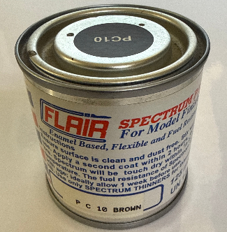 SPECTRUM PC10 (Brown) Tin 125ml (Tarnished/Marked can)