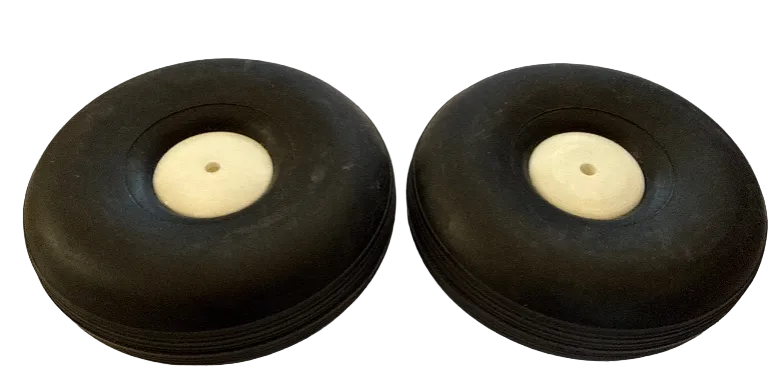 Pair 4inch wheels (100mm)