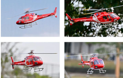 Flywing AS350 Squirrel 470L 4-Blade ACE GPS/ATT RC Scale Helicopter (RTF)