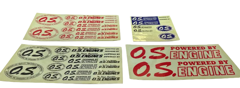 OS Assorted Engine Decal Sheets