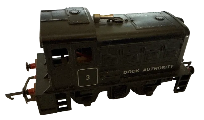 Hornby OO Gauge DOCKYARD BLACK 3 'DOCK AUTHORITY' DIESEL SHUNTER - SECOND HAND
