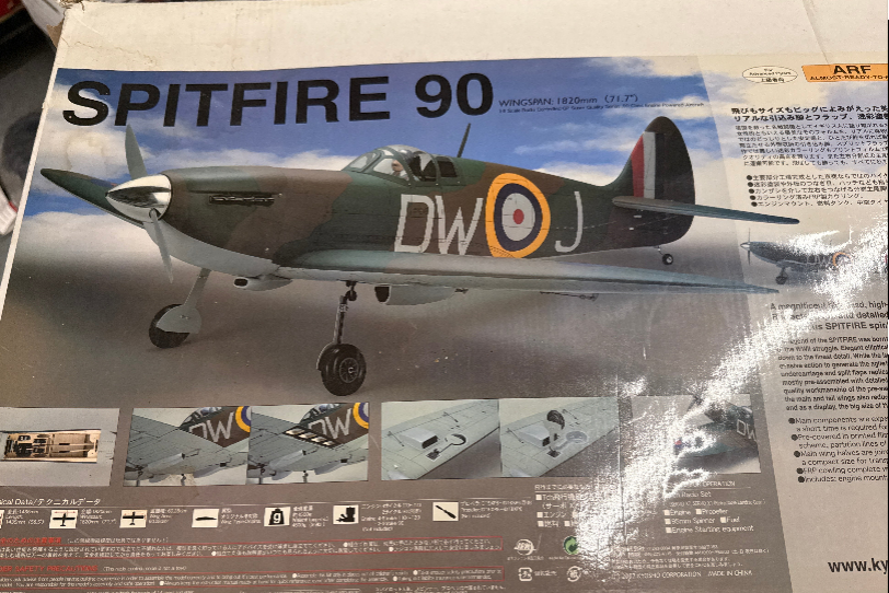 Kyosho Spitfire 90 - New model in box