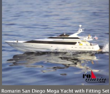 Romarin San Diego Mega Yacht Kit with Fitting Set