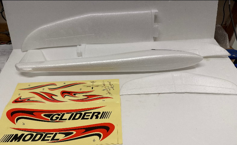 Cheetah Hand Launch Free flight Glider Yellow+++++++++++++++++++++++++++++++++ Fuselage