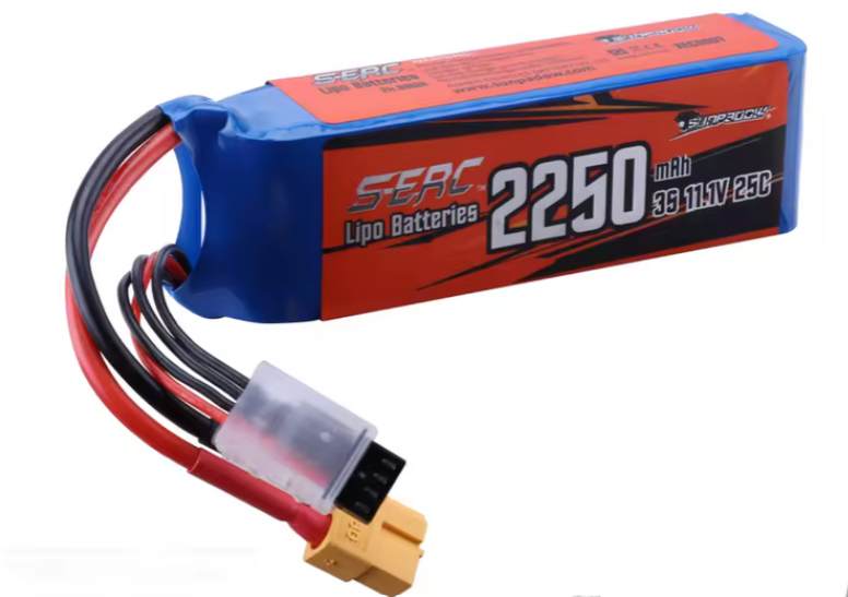 SERC 3s 2250mAh 25c LiPo battery with XT60 Connecter - Second Hand