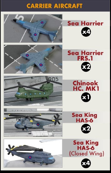 Forces of Valor 1:700 Royal Navy Invincible Class Light Aircraft Carrier - HMS Invincible (R05) Falkland Islands 1982 (WATERLINE VERSION)