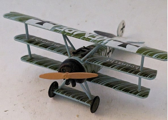 Model Power Postage Stamp Planes 1/63 Fokker DR-1 Kempf German WWI