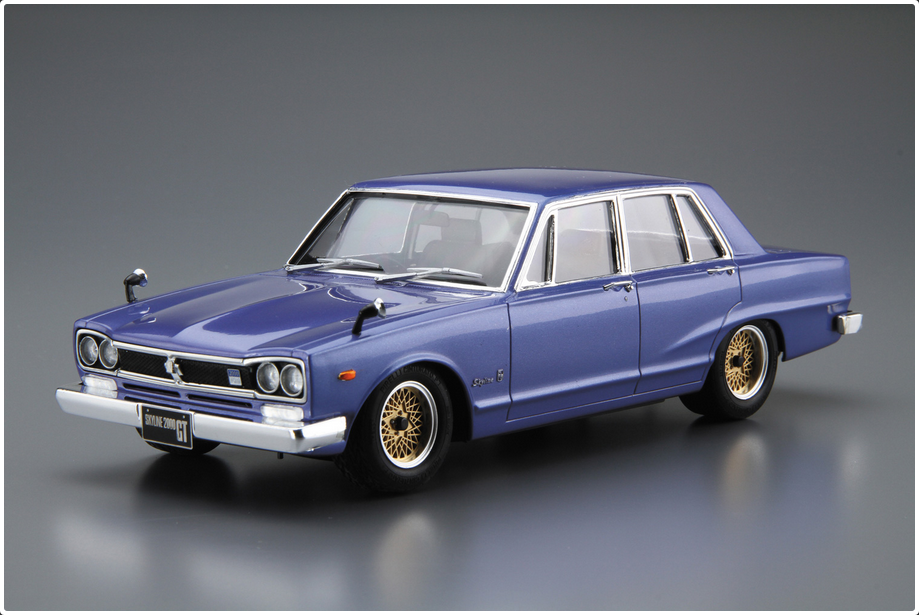 Aoshima 05836 1/24 NISSAN GC10 SKYLINE 2000GT 1971