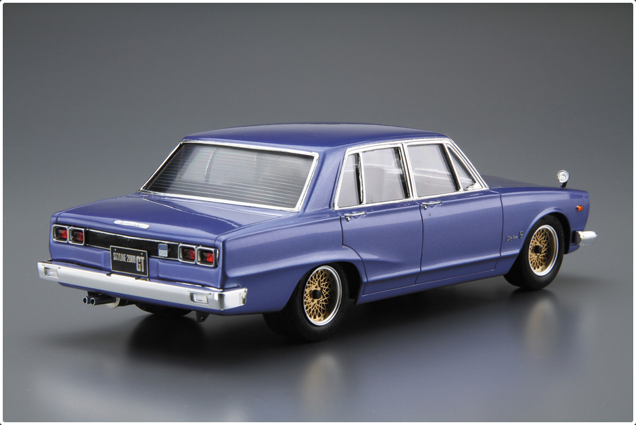 Aoshima 05836 1/24 NISSAN GC10 SKYLINE 2000GT 1971