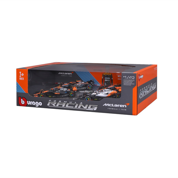 Bburago 1/43McLaren F1 Racing World Lando Norris Highlights  Set of 4 models