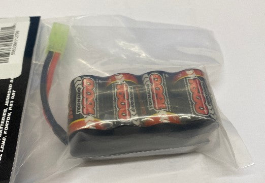 Nimh 2/3 AF 1600mah 9.6v Power Pack