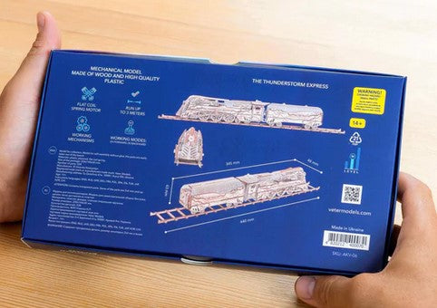 Viter Models The Thunderstorm Express kit - 3D puzzle - includes The Bridge and Track