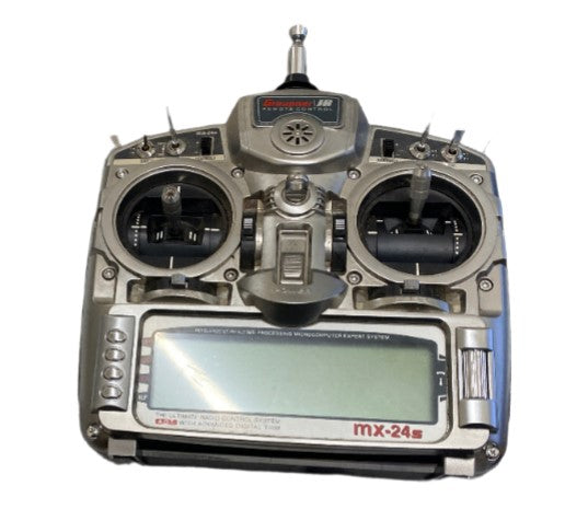 GRAUPNER/JR MX-24s 35mhz Synthesized TRANSMITTER with Case - SECOND HAND