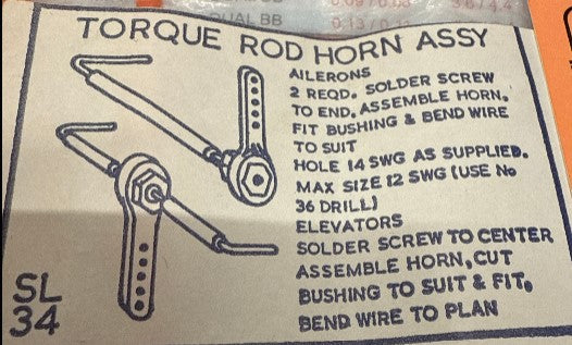 SLEC TORQUE ROD HORN ASSEMBLY - SL34