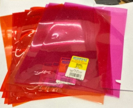 Midwest Products Assorted Tinted PVC Sheets