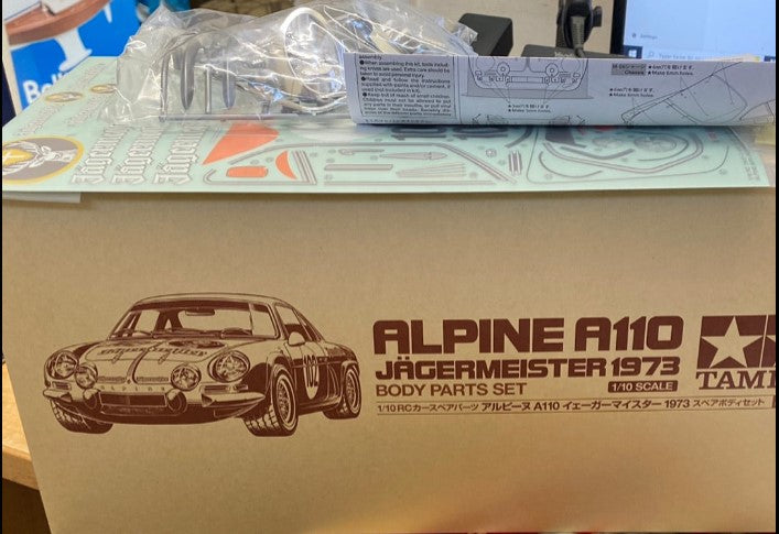 Tamiya Alpine A110 Jagermeister 1973 Body Shell